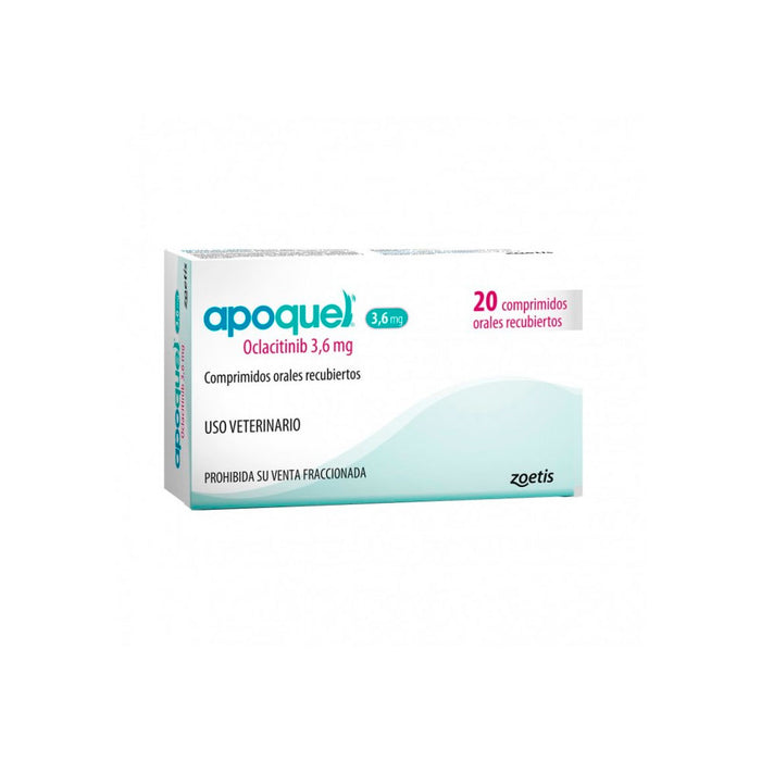 Zoetis Apoquel Oclacitinib Para Perros 3,6 Mg 20 Comprimidos