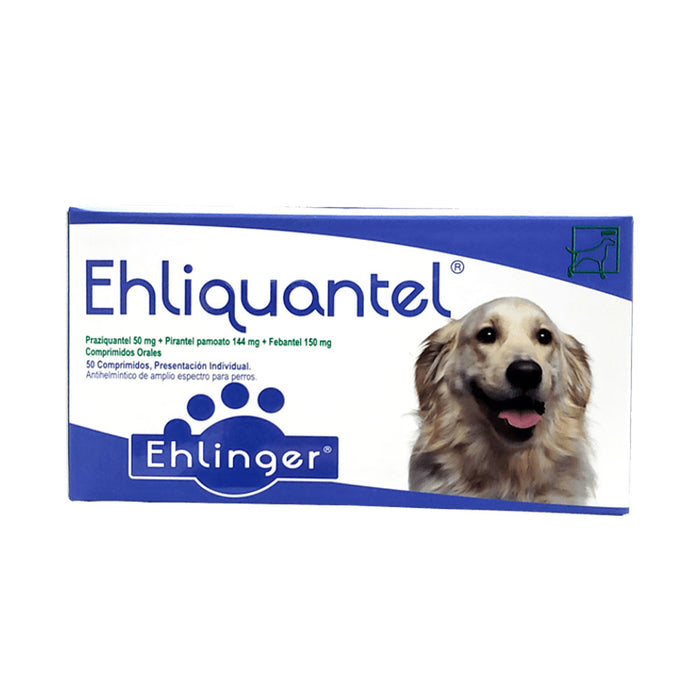 Ehliquantel Antiparasitario Para Canino 10 Kilos 1 Comprimido.