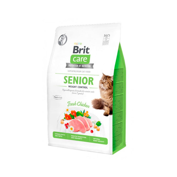Brit Care gato senior Weight Control 2 Kg.