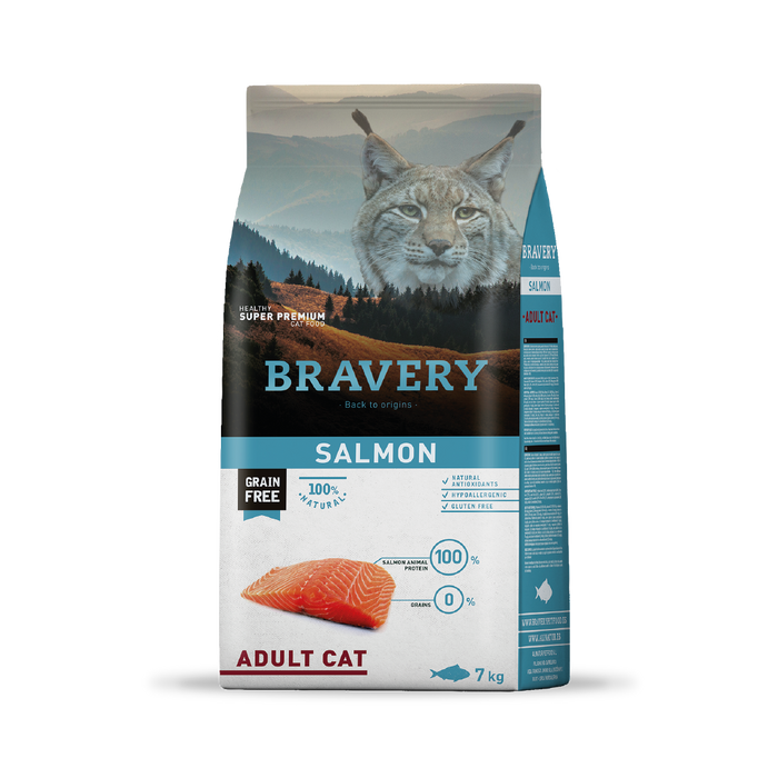 BRAVERY SALMON ADULT CAT 2 KG