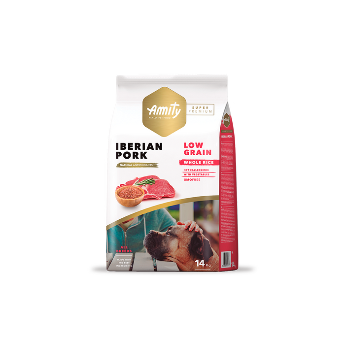 AMITY SP LOW GRAIN IBERIAN PORK ADULT 14 KG