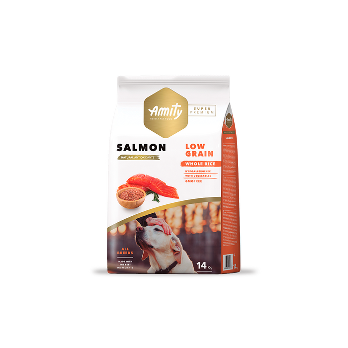 AMITY SP LOW GRAIN SALMON ADULT 14 KG