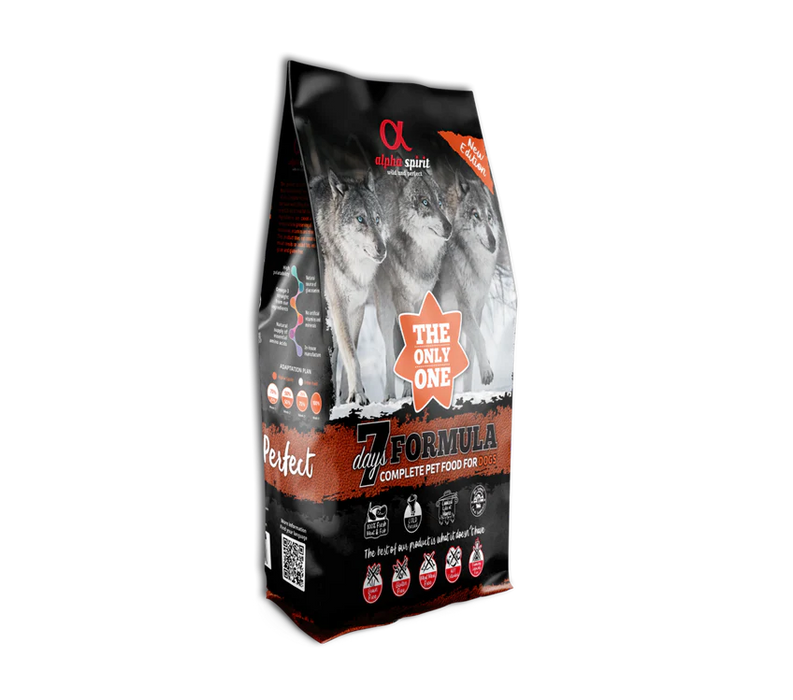 ALPHA SPIRIT THE ONLY ONE COMPLETE DOG FOOD 7 DAYS 12 KG