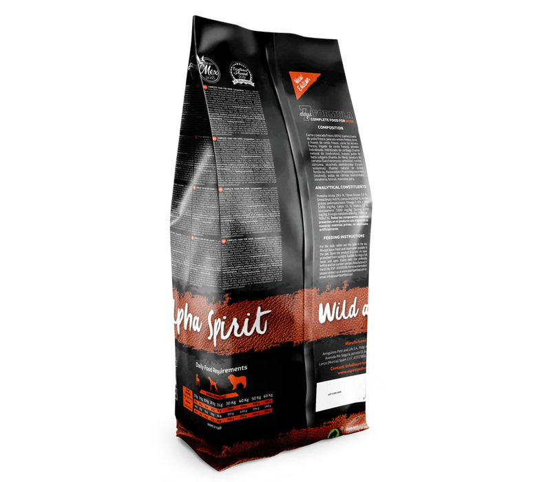 ALPHA SPIRIT THE ONLY ONE COMPLETE DOG FOOD 7 DAYS 12 KG