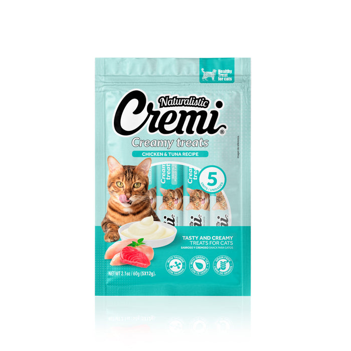 NATURALISTIC CREMI CHICKEN & TUNA RECIPE, 5 SACHET