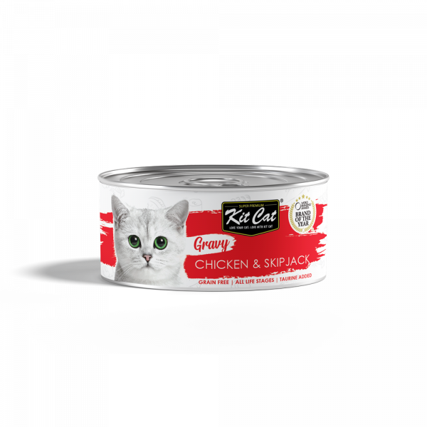 KITCAT 70G GRAVY SERIES CHICKEN & SKIPJACK