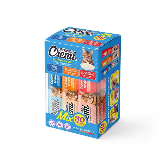 NATURALISTIC CREMI BOX SEA FOOD MIX, 30 SACHET