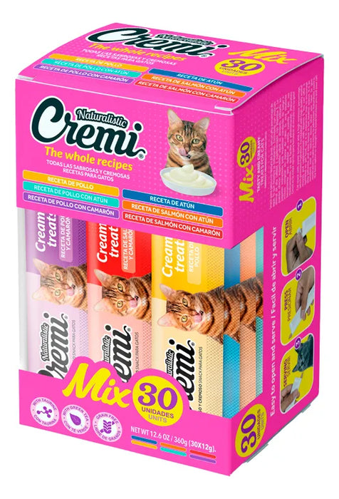 NATURALISTIC CREMI BOX THE WHOLE RECIPES, 30 SACHET