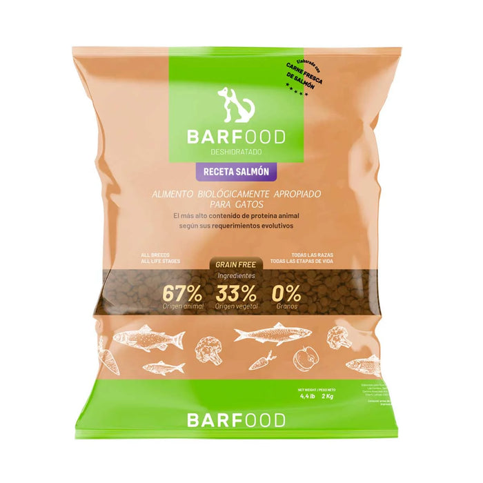 BARFOOD - ALIMENTO DESHIDRATADO DE SALMON PARA GATOS 2 KG