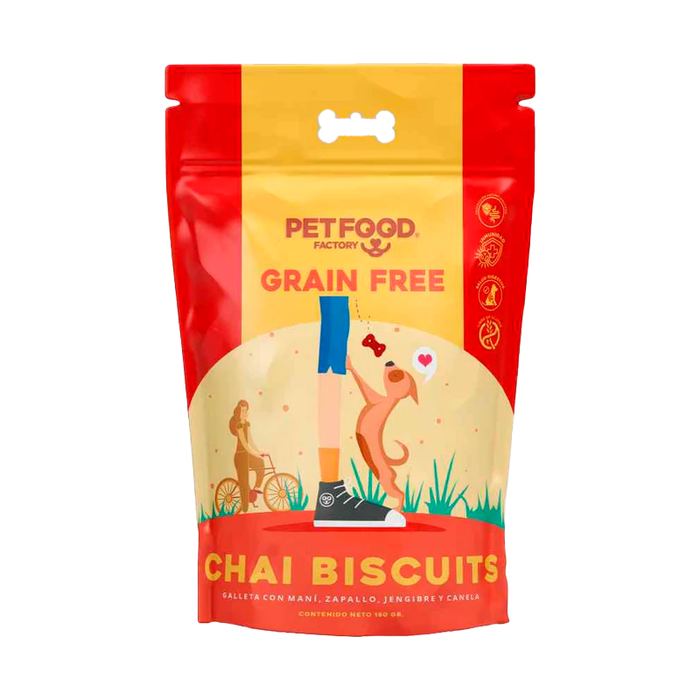 GALLETA GF HUESITO CHAI BISCUIT 180 GR PERRO