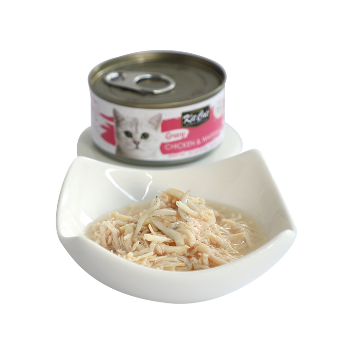 KITCAT 70G GRAVY SERIES CHICKEN & WHITEBAIT