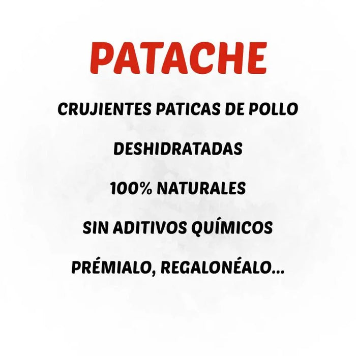BARFOOD - SNACK PATACHE (PATAS DE POLLO DESHIDRATADAS) 65 GR