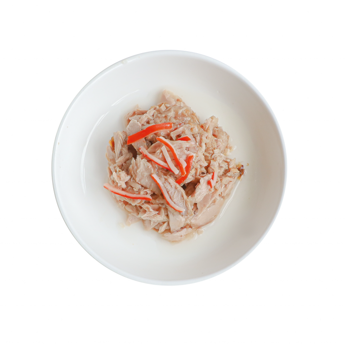 KITCAT 80G DEBONED TUNA & CRAB TOPPERS