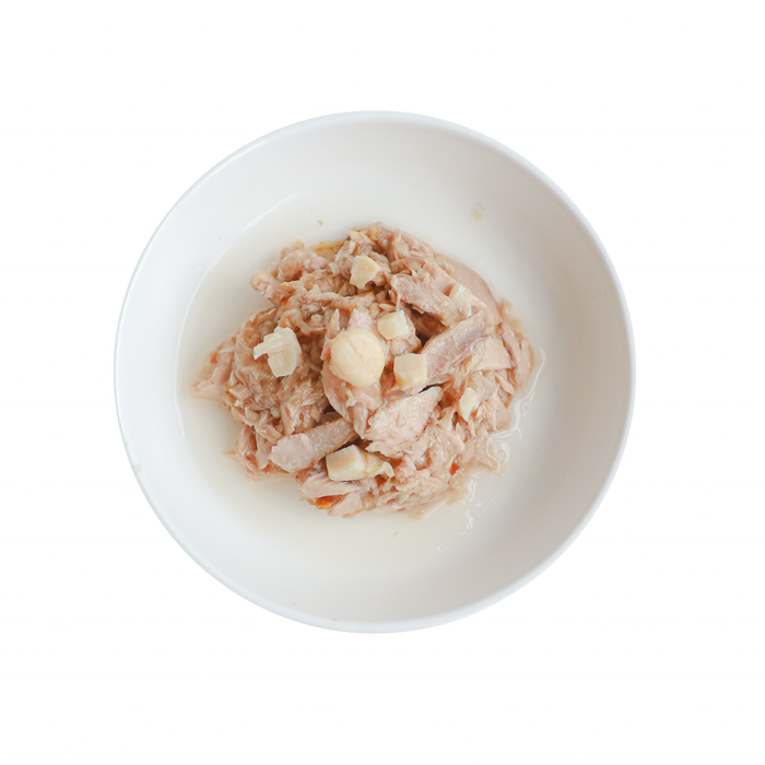 KITCAT 80G DEBONED TUNA & SCALLOP TOPPERS