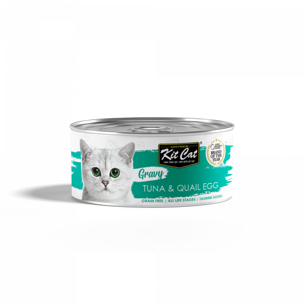 KITCAT 70G GRAVY SERIES TUNA & QUAIL EGG