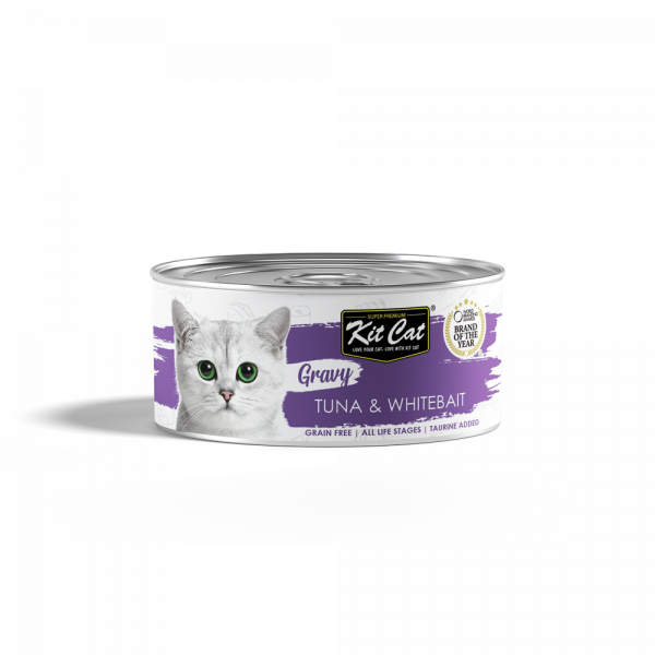 KITCAT 70G GRAVY SERIES TUNA & WHITEBAIT
