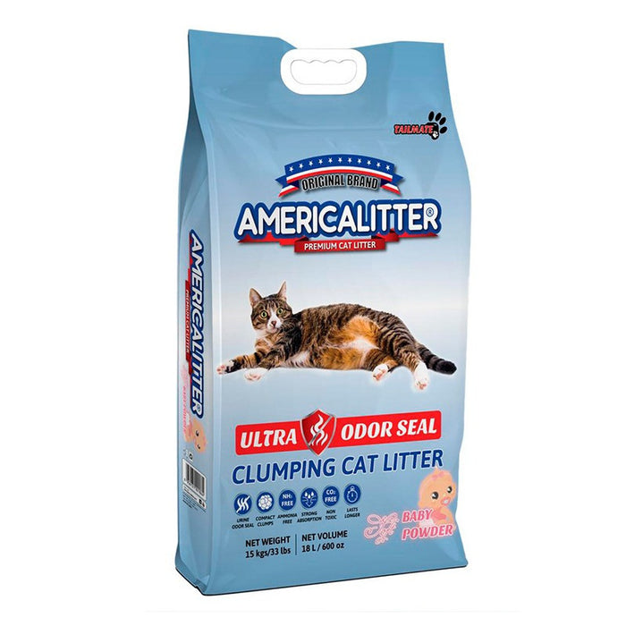Americalitter Ultra Odor Seal Baby Powder 7 Kg