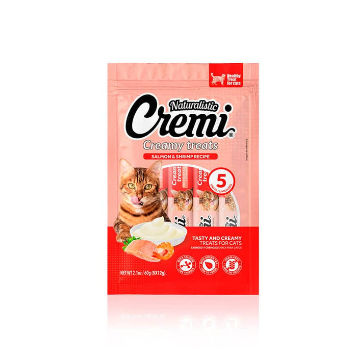 NATURALISTIC CREMI SALMON & SHRIMP RECIPE, 5 SACHET