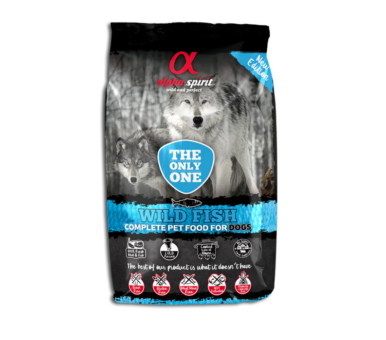 ALPHA SPIRIT THE ONLY ONE COMPLETE DOG FOOD WILD FISH 3 KG