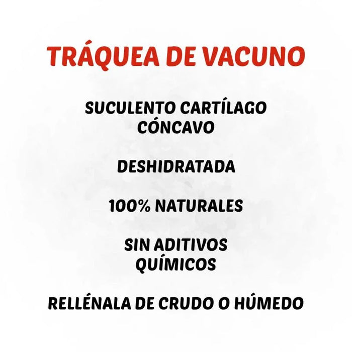 BARFOOD - SNACK TRAQUEA DE VACUNO