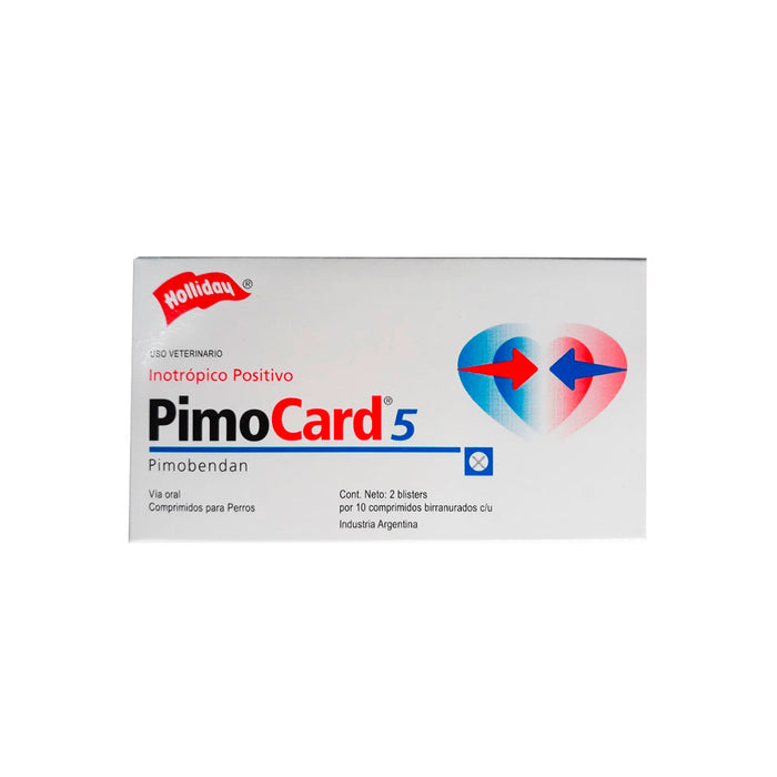 Holliday Pimocard 20 comprimidos 5 mg